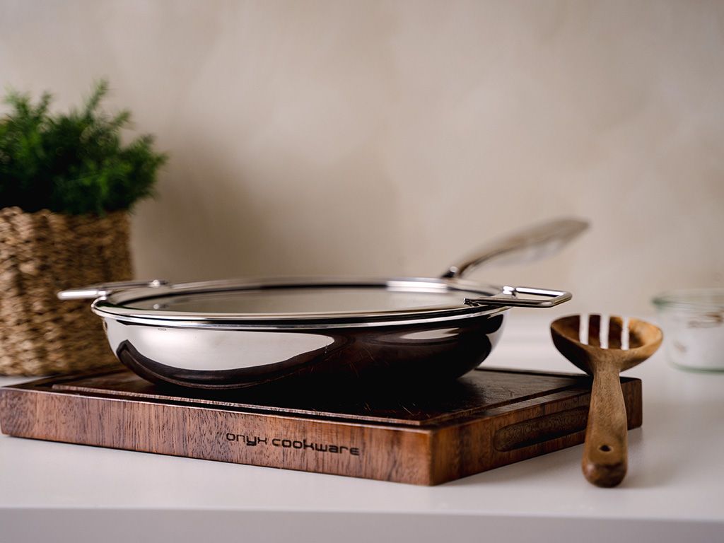 STACKABLE GLASS LIDS – 24/30 CM – 2 PCS - 5