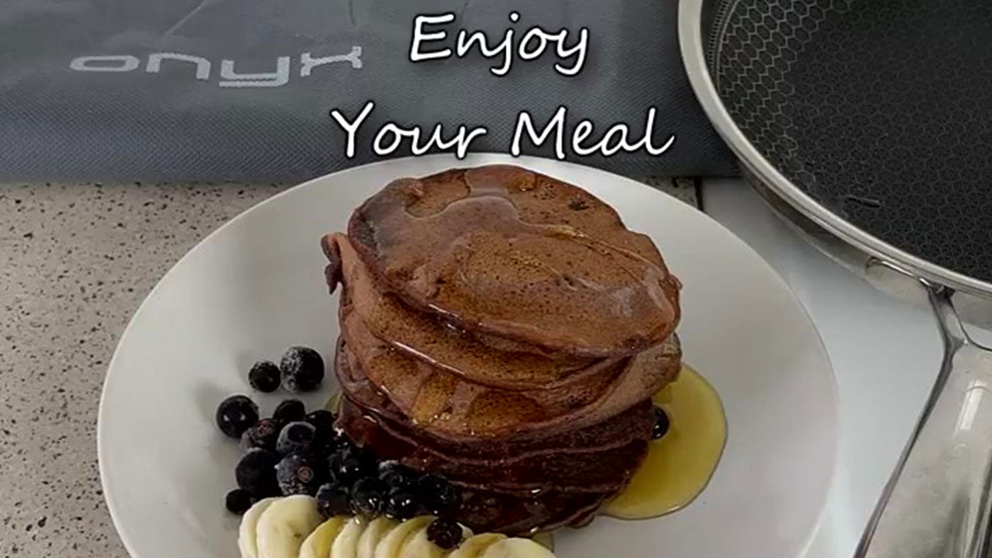 Inspiration - Vegan chocolate banana pancakes