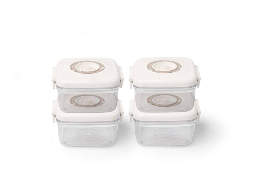 Vacuum Storage Container 1400ML Set - 4-PC - 1