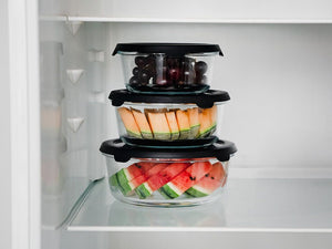 ROUND VACUUM GLASS CONTAINER – 635ML - 2