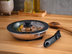 HANDLELESS GLASS LID – 30CM - 7