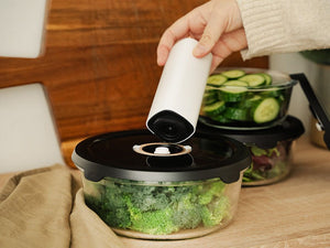 ROUND VACUUM GLASS CONTAINER – 635ML - 5