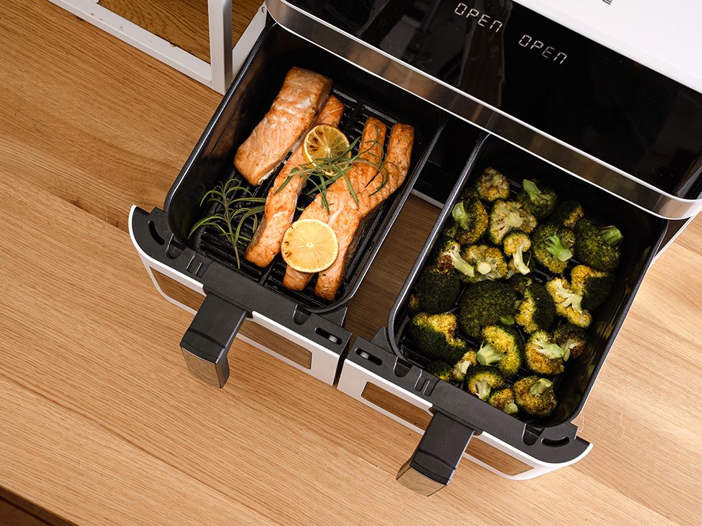 AIRFRYER – DUAL – COMPLETE SET - 13