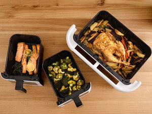 AIRFRYER - DUAL - COMPLETE SET - 14