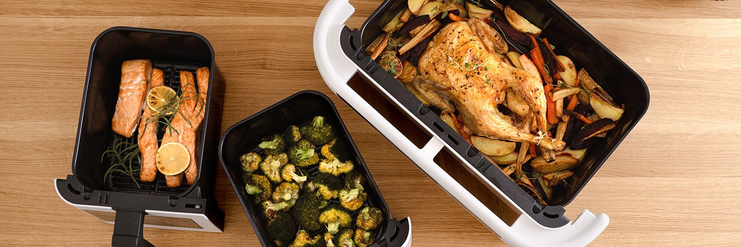 AIRFRYER – DUAL – COMPLETE SET