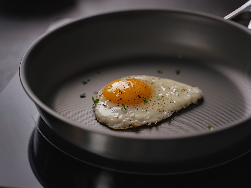 ZERO – NATURAL NON-STICK FRYING PAN SET – 3PCS - 4