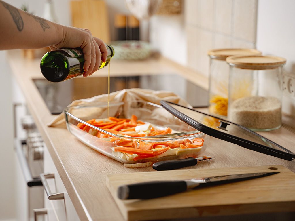 OVENPROOF GLASS DISHES SET - 8
