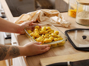 OVENPROOF GLASS DISH - 2L - 6