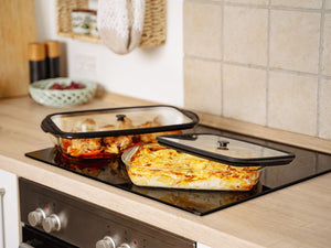 OVENPROOF GLASS DISHES SET - 7