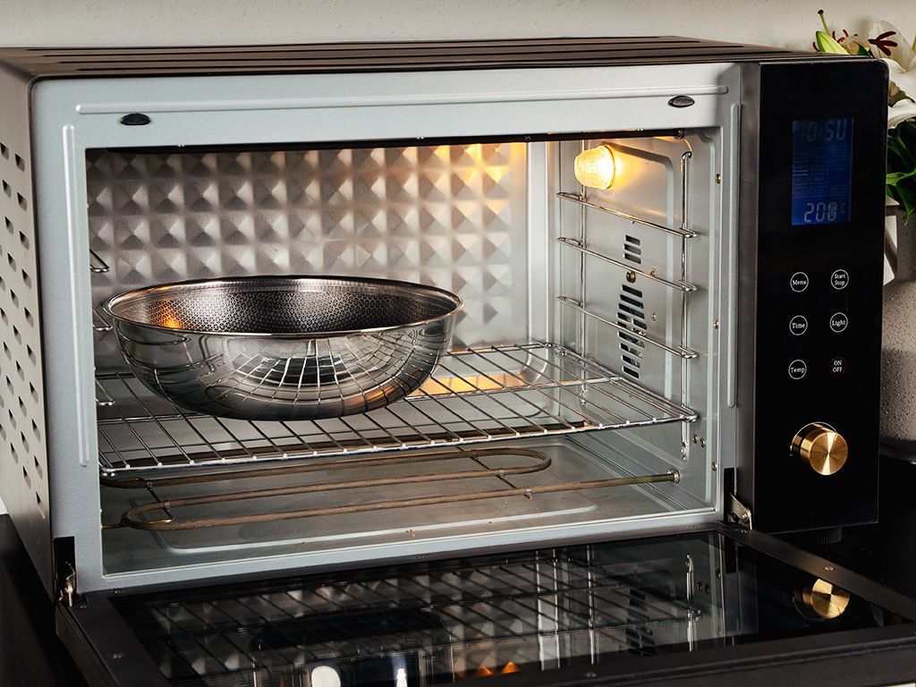 WOK WITH DETACHABLE HANDLE 30CM SET - 6