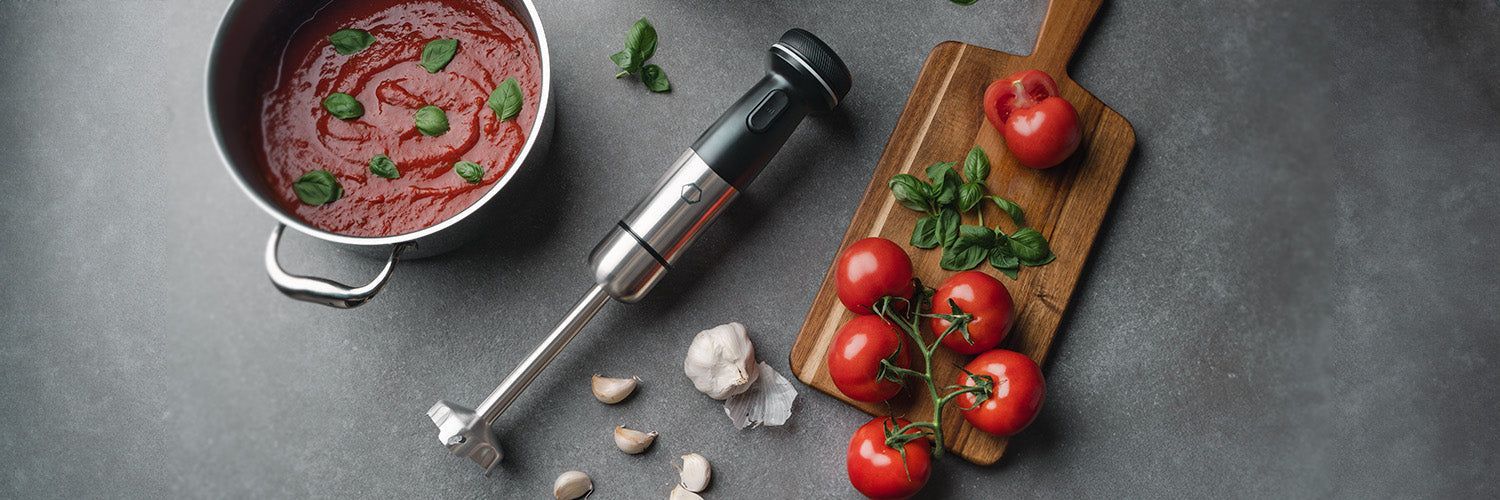 CORDLESS IMMERSION BLENDER WITH BATTERY