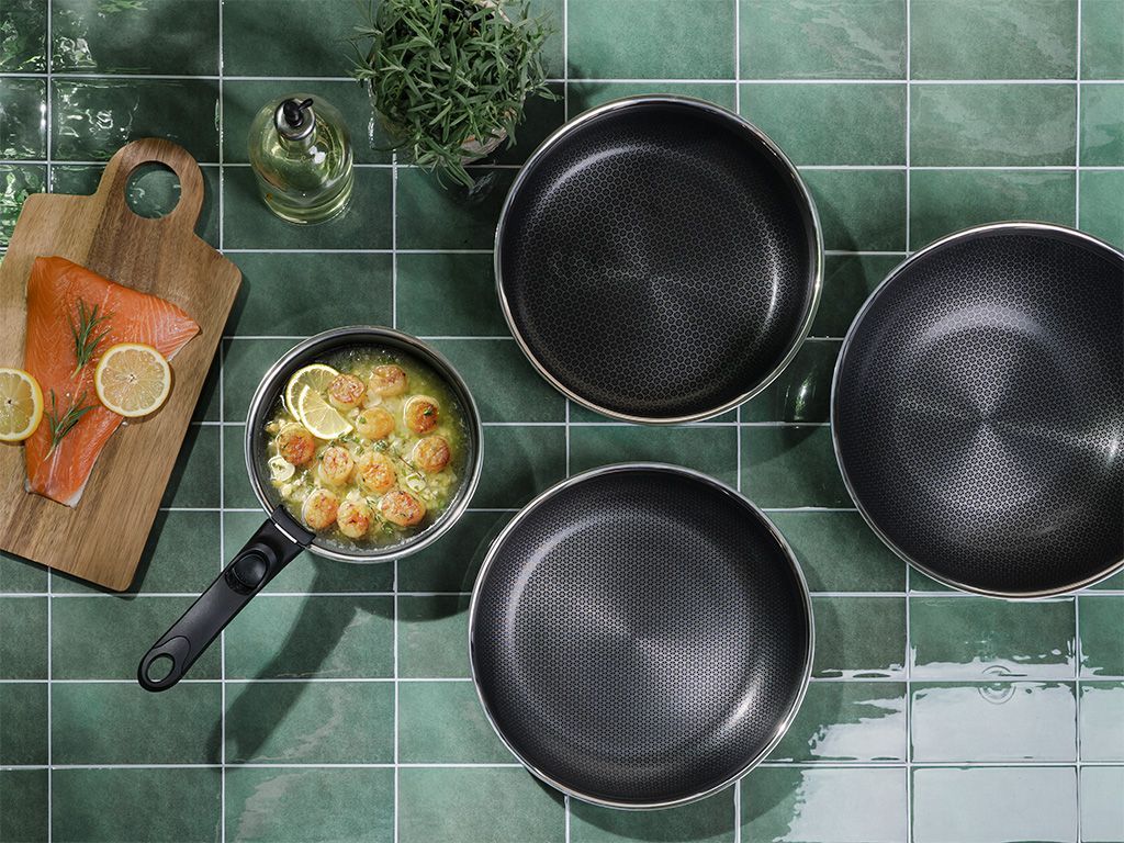 SAUCE POT WITH DETACHABLE HANDLE 18CM SET - 6