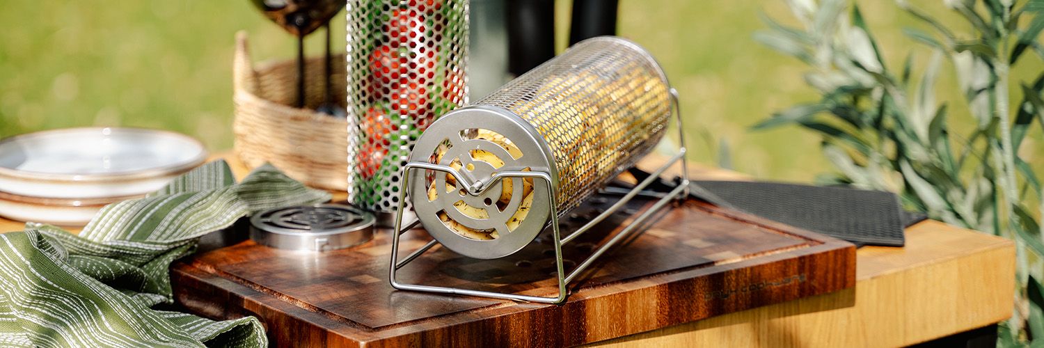 MIXED GRILL BASKET CYLINDER SET