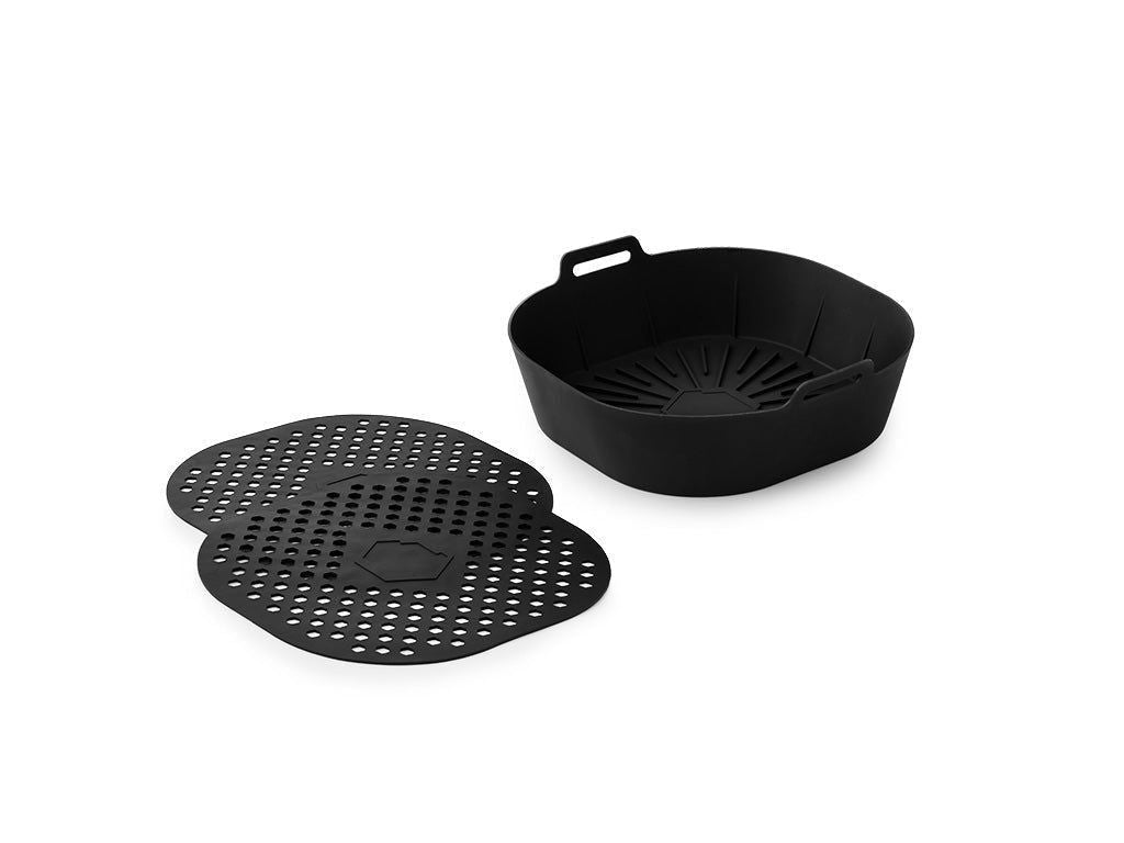 AIR FRYER LINER AND MATS 3-PACK – 4L - 1