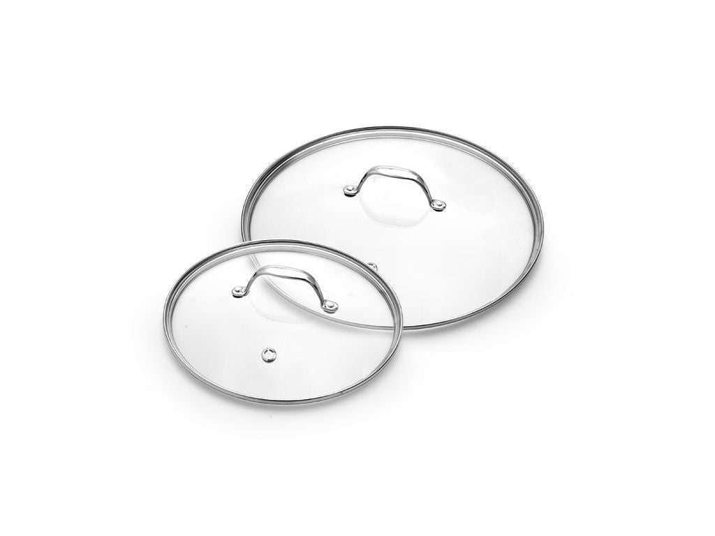 GLASS LID SET 24/30 CM – 2 PIECES - 1