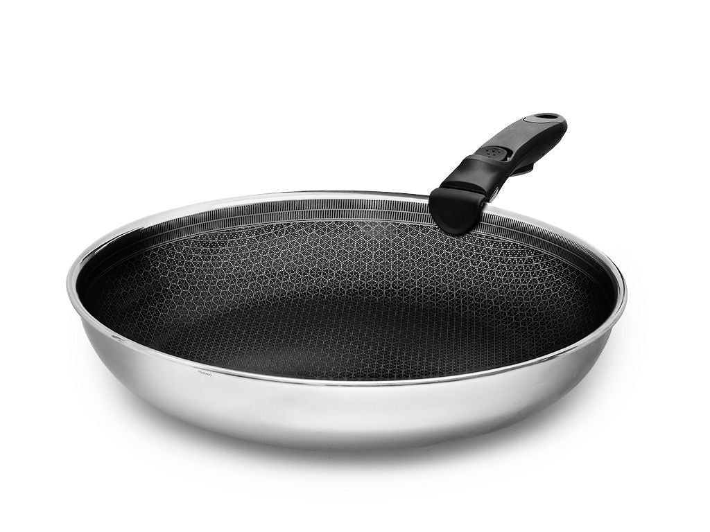 FRYING PAN WITH DETACHABLE HANDLE 30CM SET - 1