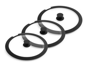 GLASS LID SET FOR DETACHABLE HANDLE – 24/26/28 CM - 1