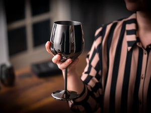 STAINLESS STEEL WINE GLASS SET 4-PC - 7