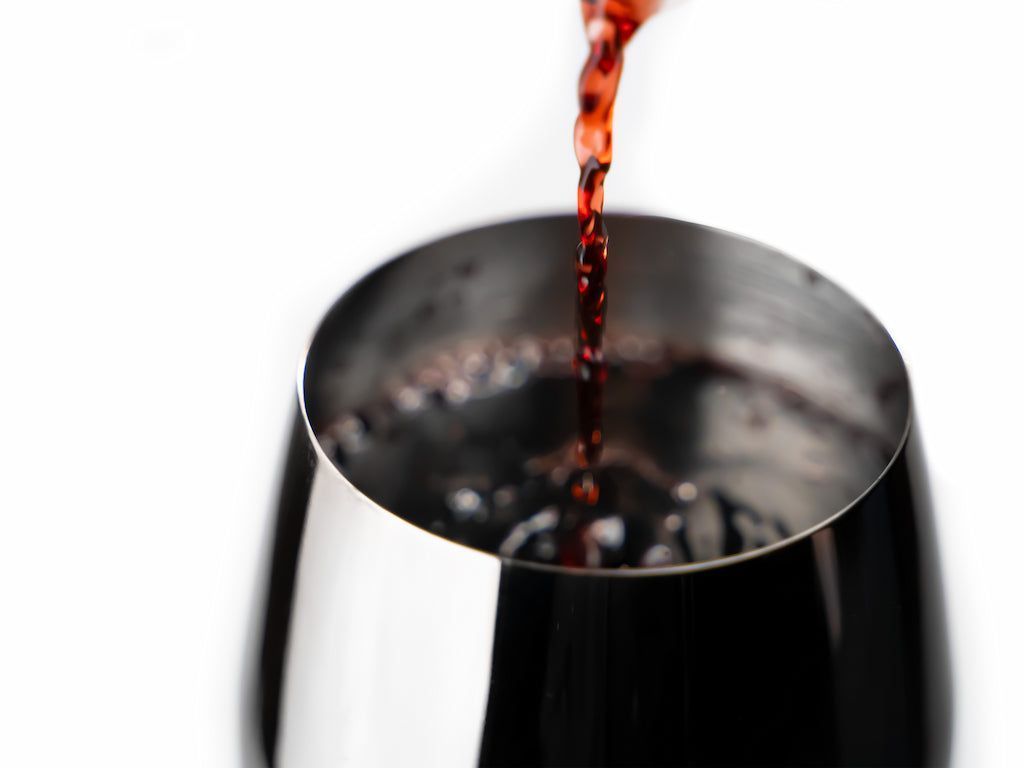 STAINLESS STEEL WINE GLASS SET 4-PC - 4