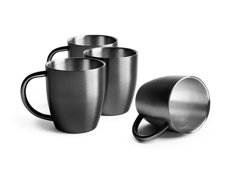 STAINLESS STEEL MUG 4-PC - 1