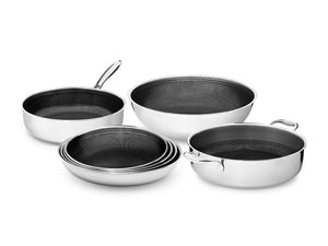 HANDLELESS 7-PCS MIXED COOKWARE SET WITH DETACHABLE HANDLE - 1