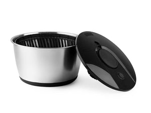 STAINLESS STEEL SALAD SPINNER - 3