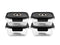 SQUARE VACUUM GLASS CONTAINER - 800ML - SET - 4PC