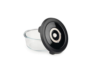 ROUND VACUUM GLASS CONTAINER – 635ML - 2