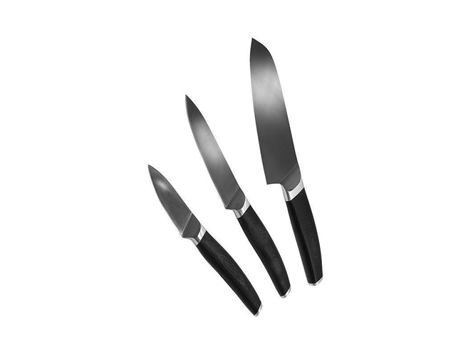 3-PCS SANTOKU-UTILITY-PARING KNIFE SET - 1